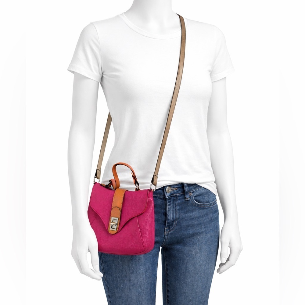 Jessica Pink Crossbody Bag